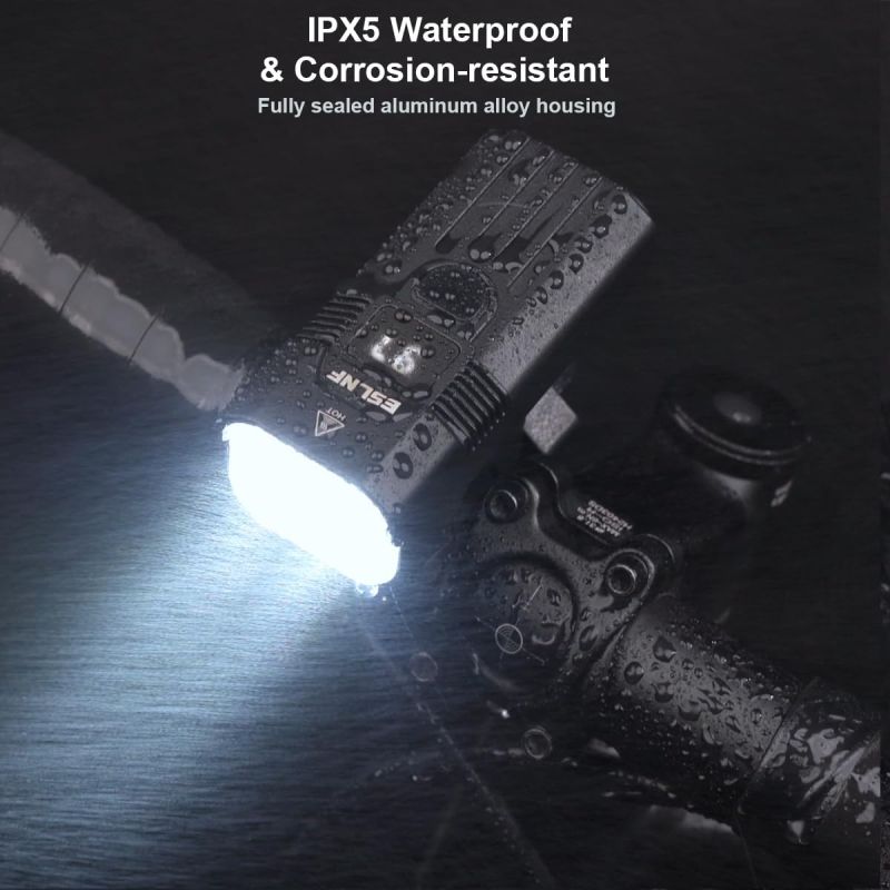 USB-C Oplaadbare LED Fietslamp 1200 Lumen Fietskoplamp MTB/Racefiets Verlichting
