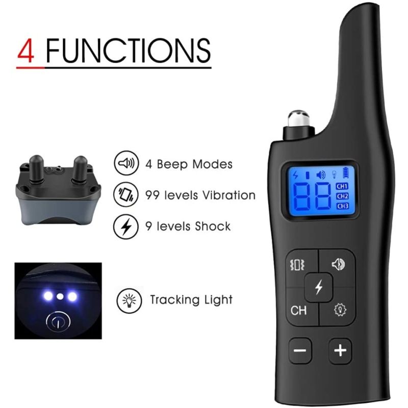 Nieuwe 800m Elektrische Hondentrainingskraag met 3 Instelbare Trainingsmodi voor Kleine tot Grote Honden