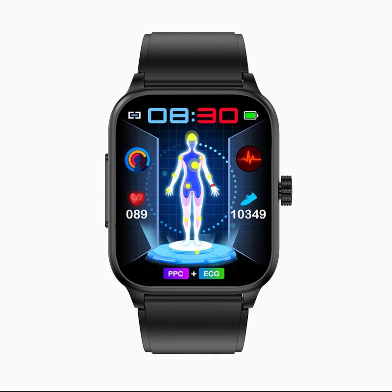 ET540 Smartwatch: ECG, Bloedglucose & Temperatuur! Fitness Tracker met Bloeddruk, Hartslag & Bluetooth Bellen