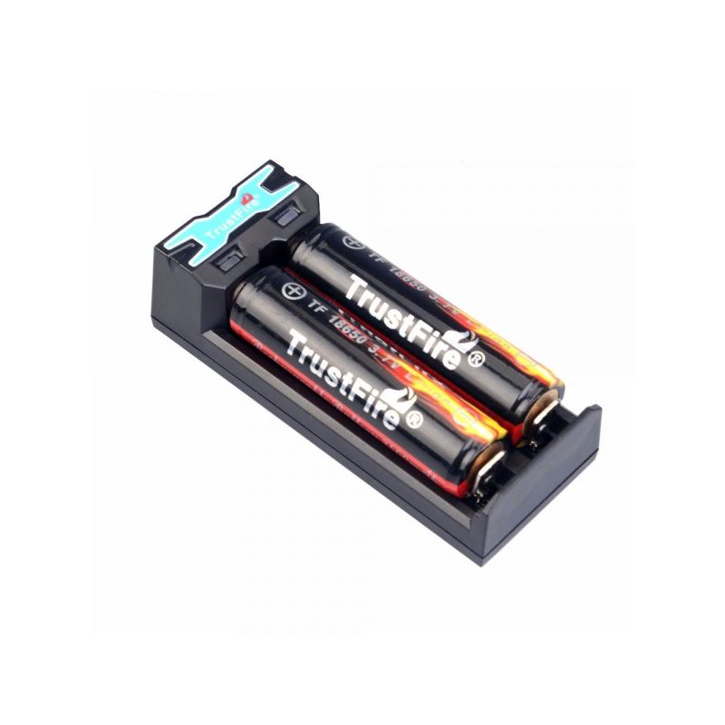 TrustFire TR-016 Micro USB batterijlader compacte oplader met driefase oplaadsysteem voor optimale prestaties
