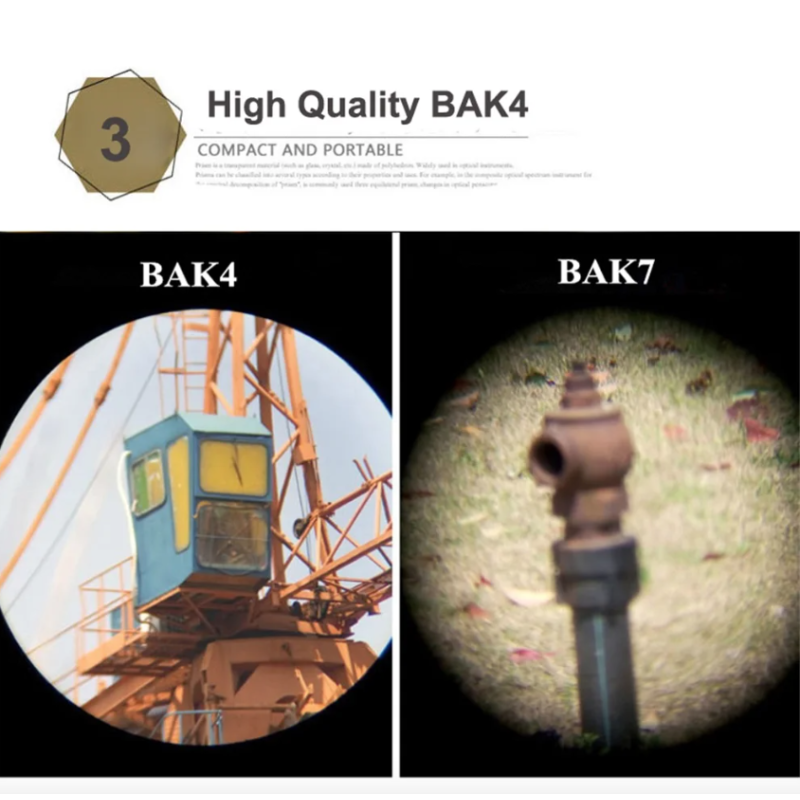 Ontdek de 60x60 BAK4 krachtige HD verrekijker voor lange afstand kijken met waterdichte en geavanceerde optische technologie