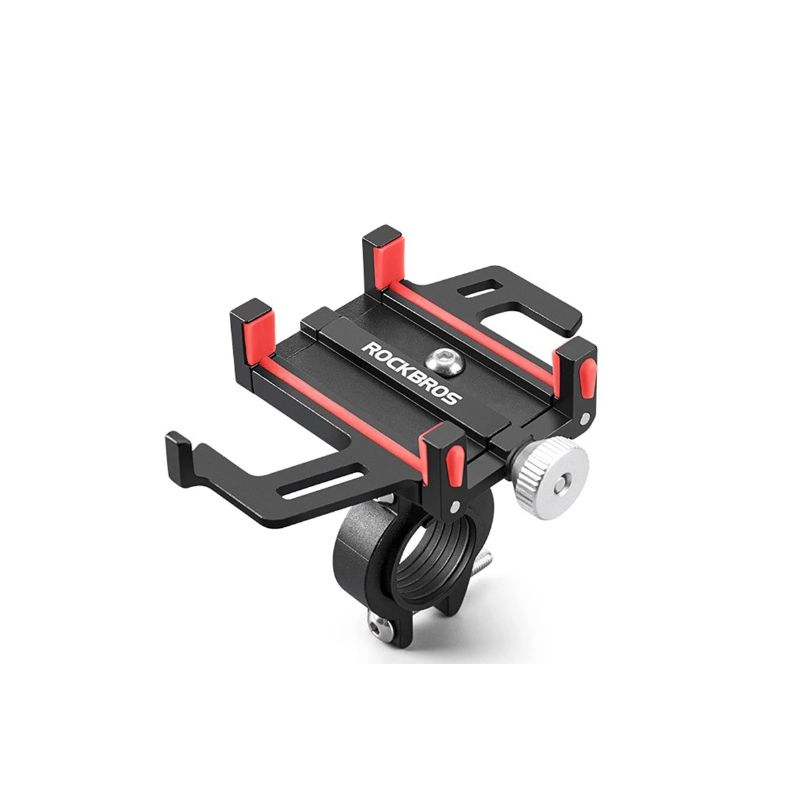 ROCKBROS Telefoonhouder Motorfiets Elektrische Fiets CNC Aluminium Beugel Vijf Klauwen Veilig Duurzaam Design