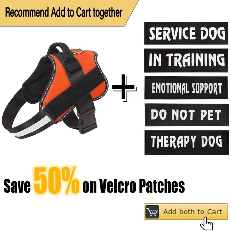 Reflecterend ademend verstelbaar geen-trek hondenharnas met handvat voor middelgrote honden zoals Engelse Bulldogs