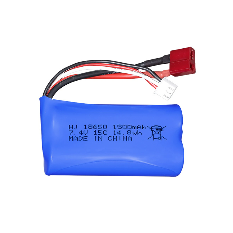 Hoogperformant 7.4V 1500mAh 18650 Li-ion batterij betrouwbare krachtbron voor drones en RC races met hoge capaciteit