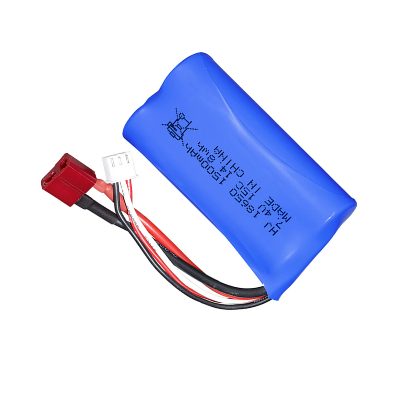 Hoogperformant 7.4V 1500mAh 18650 Li-ion batterij betrouwbare krachtbron voor drones en RC races met hoge capaciteit