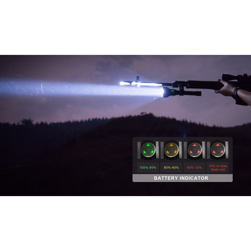 Trustfire T70 Kit XHP35 HI krachtige oplaadbare LED-zaklamp 2300 lumen lange afstandsstraal 1000 meter outdoor avontuur