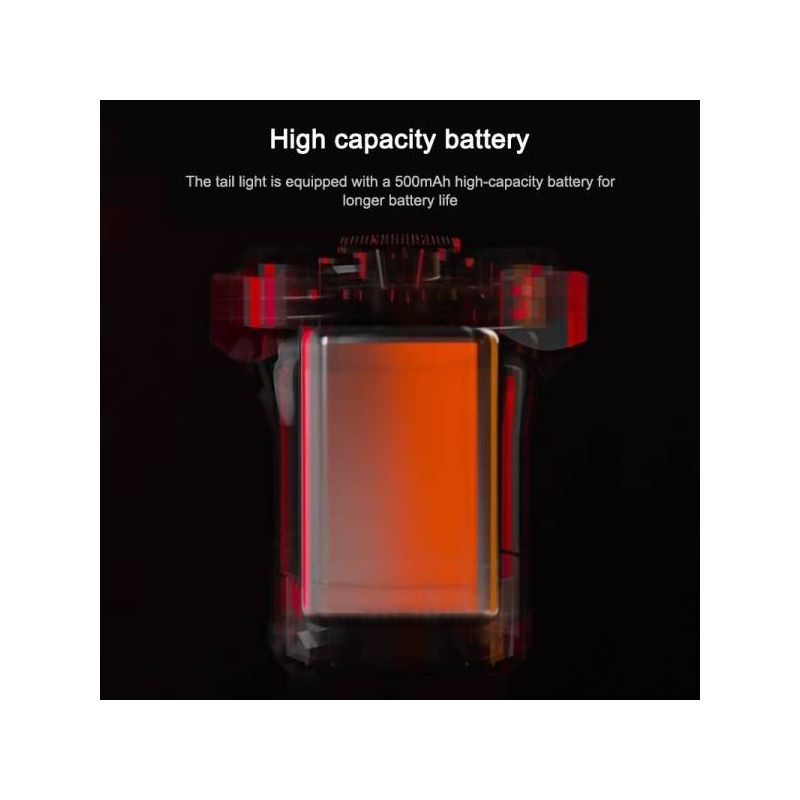 MEROCA MX2 Slim Sensor Rem Achterlicht Mountainbike Licht Fietsveiligheid USB Opladen COB LED Technologie