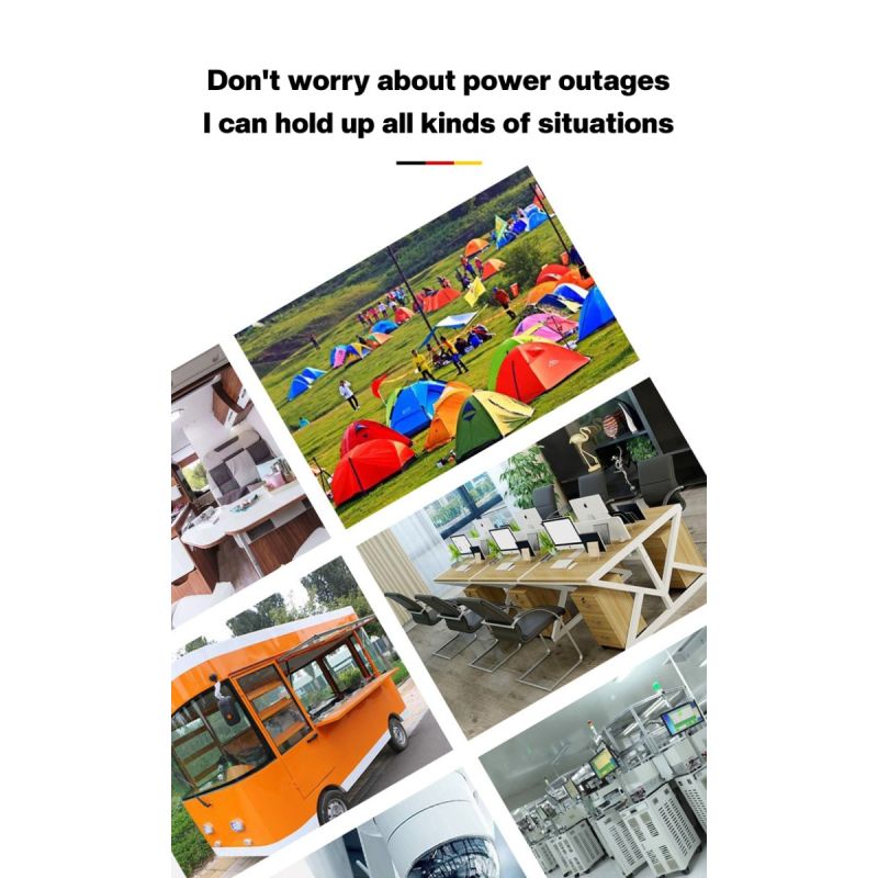 Pure Sine Wave Inverter 3000W-8000W voor Off-Grid en Camper Compact Ontwerp DC 12V/24V naar AC 110V/220V