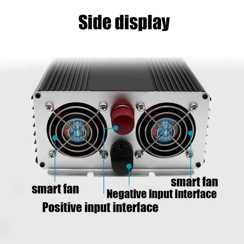 Pure Sine Wave Inverter 3000W-8000W voor Off-Grid en Camper Compact Ontwerp DC 12V/24V naar AC 110V/220V
