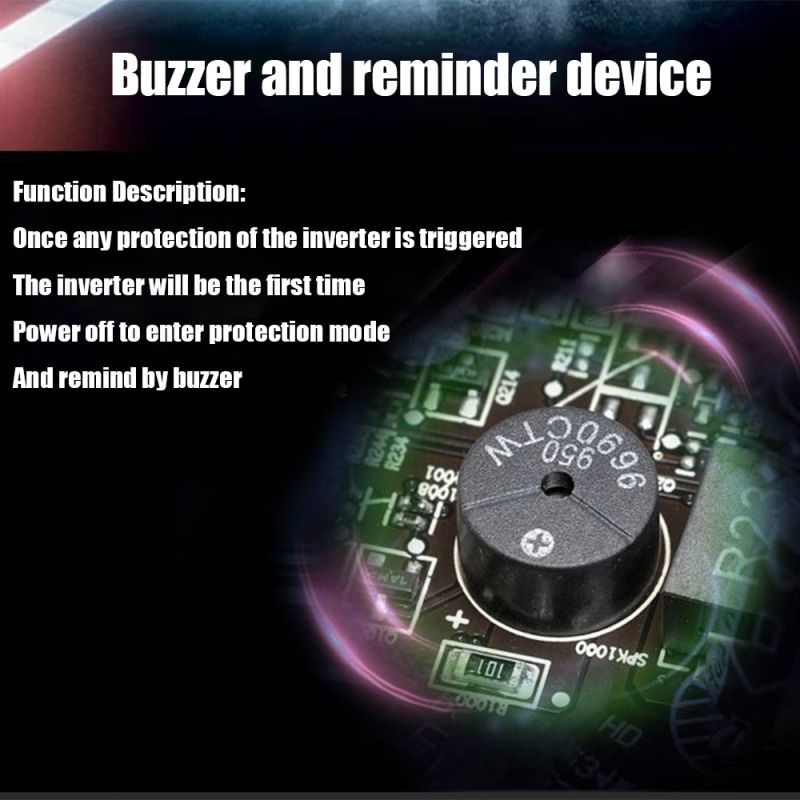 Pure Sine Wave Inverter 3000W-8000W voor Off-Grid en Camper Compact Ontwerp DC 12V/24V naar AC 110V/220V