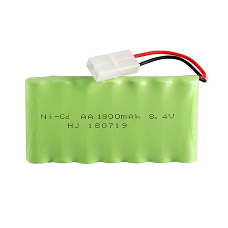 Oplaadbare AA Ni-MH 8,4V 1800mAh batterij Hoge Prestaties voor RC Hobby Milieuvriendelijke Krachtbron