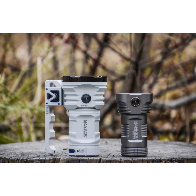 Manker MK38 LED-zaklamp multifunctioneel 8x XHP70.2 41500 lumen satelliet zoeklicht outdoor verlichting
