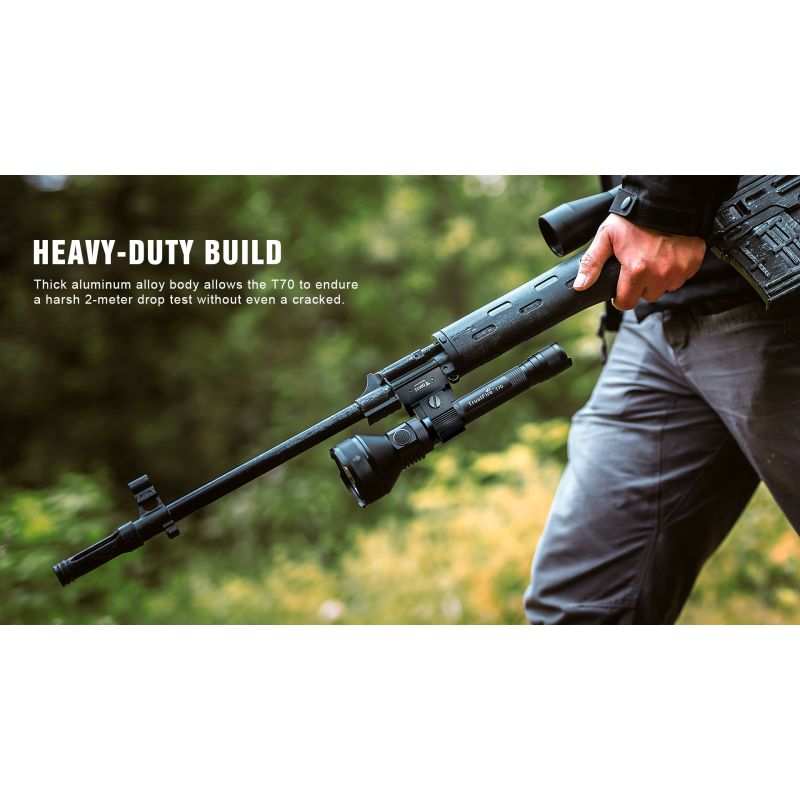 Trustfire T70 Kit XHP35 HI krachtige oplaadbare LED-zaklamp 2300 lumen lange afstandsstraal 1000 meter outdoor avontuur