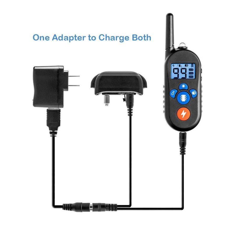 800m Elektrische Hondentrainingshalsband voor Kleine tot Grote Honden 3 Trainingsmodi Oplaadbaar en Waterdicht