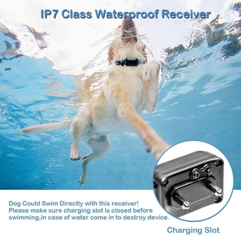 800m Elektrische Hondentrainingshalsband voor Kleine tot Grote Honden 3 Trainingsmodi Oplaadbaar en Waterdicht
