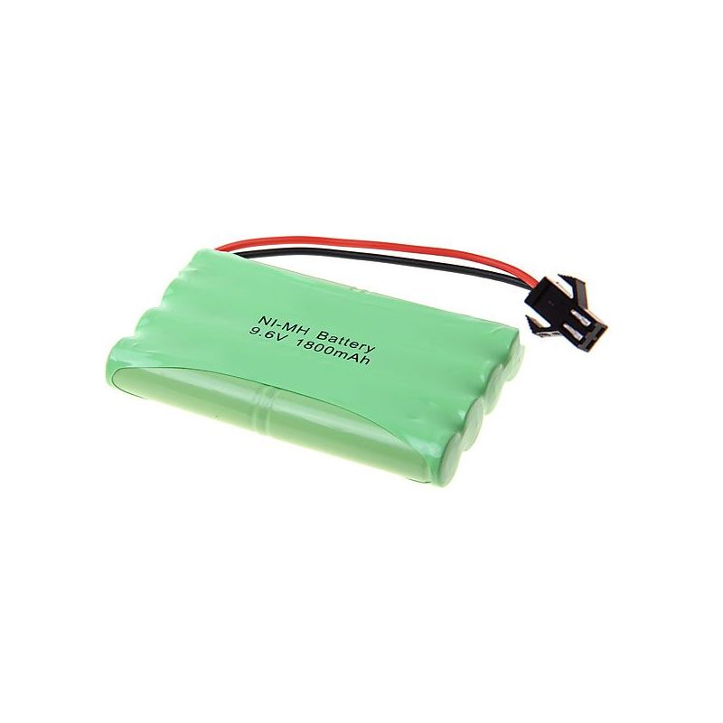 9.6V AA Ni-MH 1800mAh SM-stekker batterij milieuvriendelijk hoge capaciteit batterij voor speelgoedauto en meer