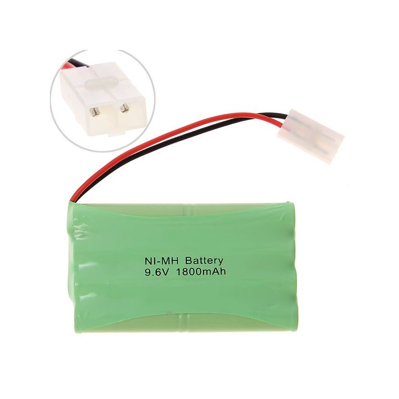 9.6V AA 1800mAh Ni-MH oplaadbare batterij hoge capaciteit ideaal voor speelgoedauto's en modelvliegtuigen
