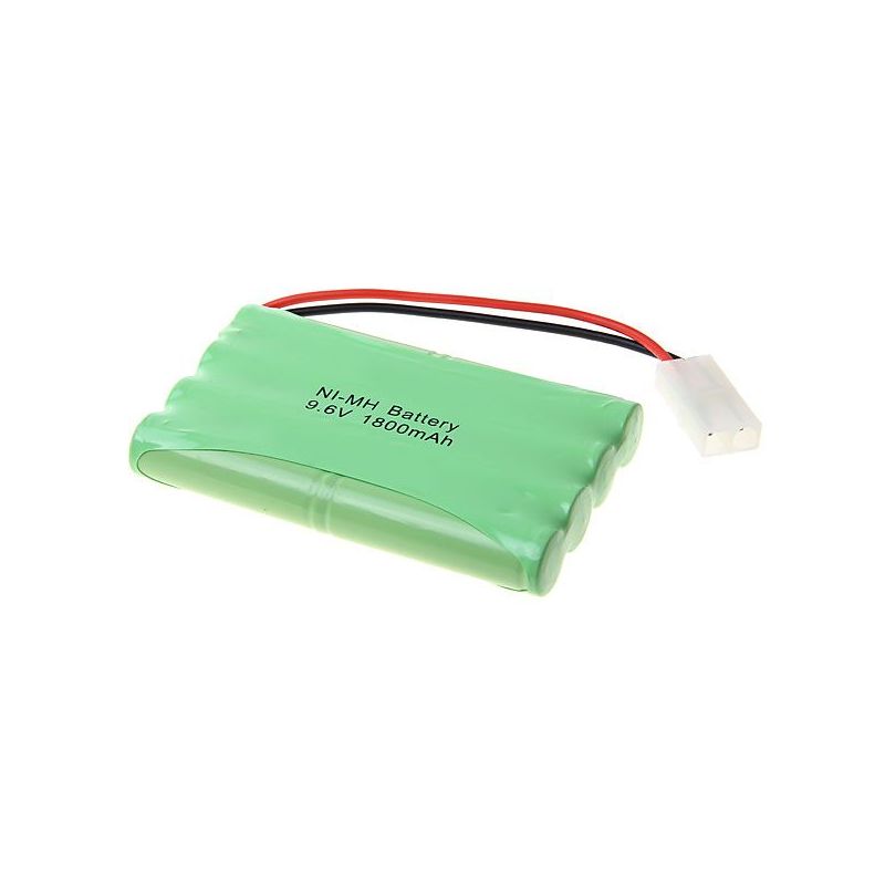 9.6V AA 1800mAh Ni-MH oplaadbare batterij hoge capaciteit ideaal voor speelgoedauto's en modelvliegtuigen
