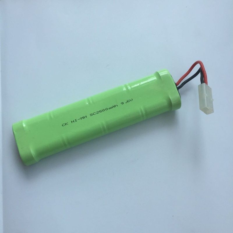 9.6V SC*8 2500mAh Ni-MH Oplaadbare Batterij RC Auto & Modelvliegtuig Milieuvriendelijke Hoge Prestaties
