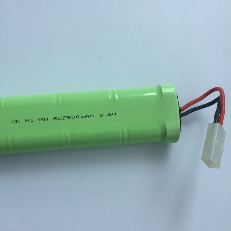 9.6V SC*8 2500mAh Ni-MH Oplaadbare Batterij RC Auto & Modelvliegtuig Milieuvriendelijke Hoge Prestaties