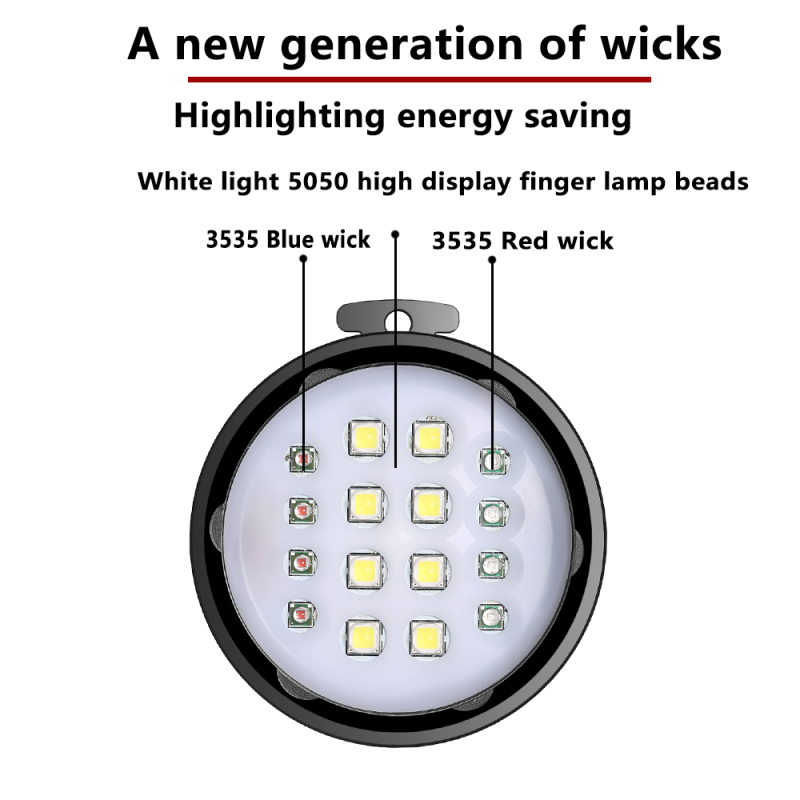 Ontdek de C16 LED Onderwaterduikzaklamp 100M Duurzame Aluminiumlegering met Type-C Opladen voor Onderwateravonturen