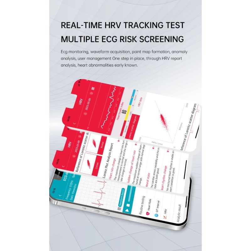 ET540 Smartwatch: ECG, Bloedglucose & Temperatuur! Fitness Tracker met Bloeddruk, Hartslag & Bluetooth Bellen