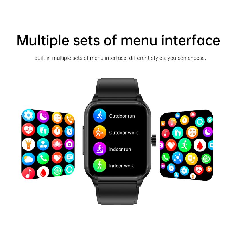 ET540 Smartwatch: ECG, Bloedglucose & Temperatuur! Fitness Tracker met Bloeddruk, Hartslag & Bluetooth Bellen
