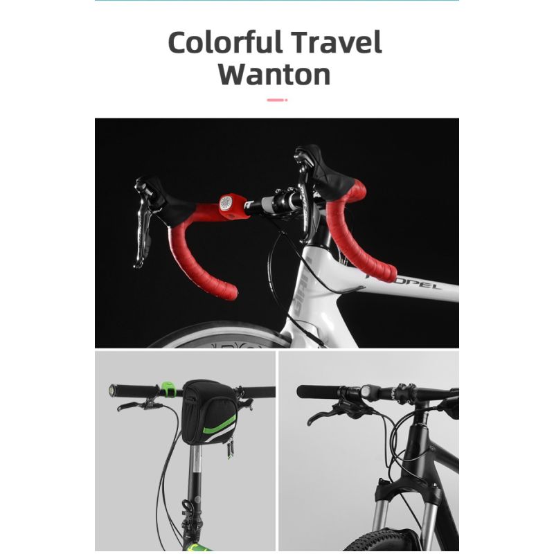 ROCKBROS Elektrische Fietsbel 110 dB Hoorn Regendicht Silicagel Shell Veiligheid MTB Stadsfietsen Accessoires