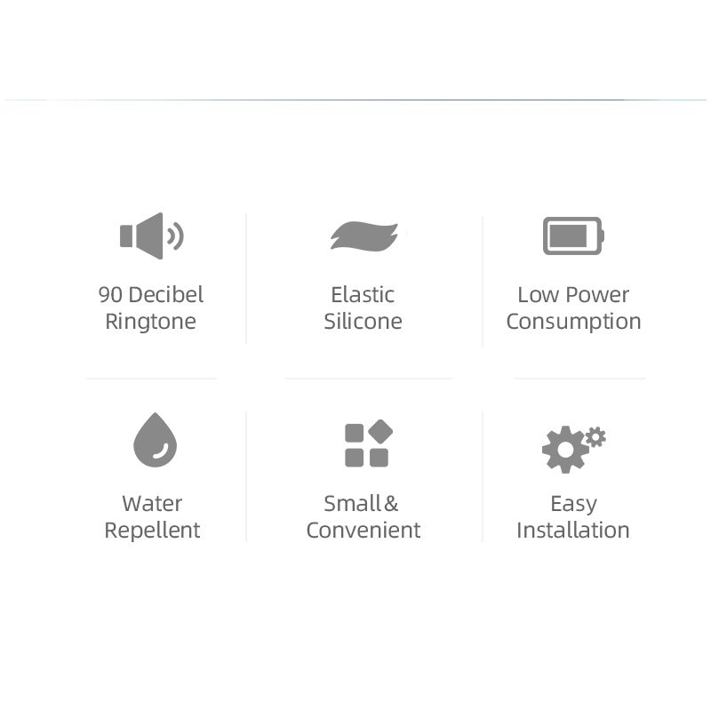 ROCKBROS Elektrische Fietsbel 110 dB Hoorn Regendicht Silicagel Shell Veiligheid MTB Stadsfietsen Accessoires