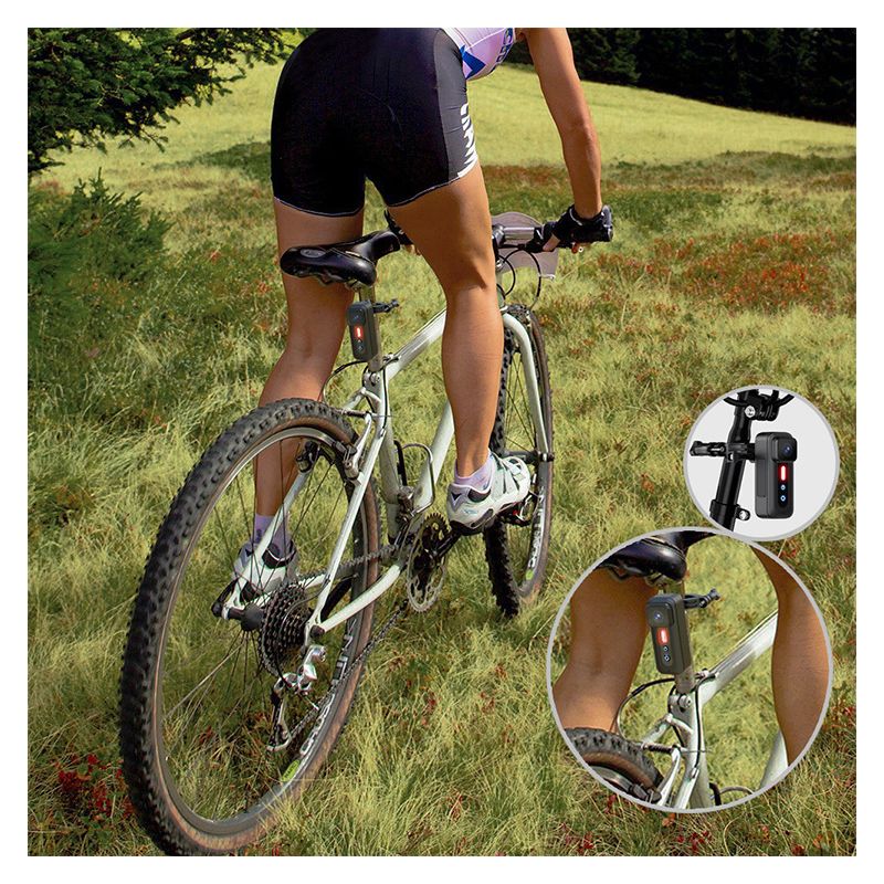 1080P Fietsrecorder Fietsachterlicht Multifunctionele Camera voor Fietsvlogs en Fietsveiligheid HD Video-opname
