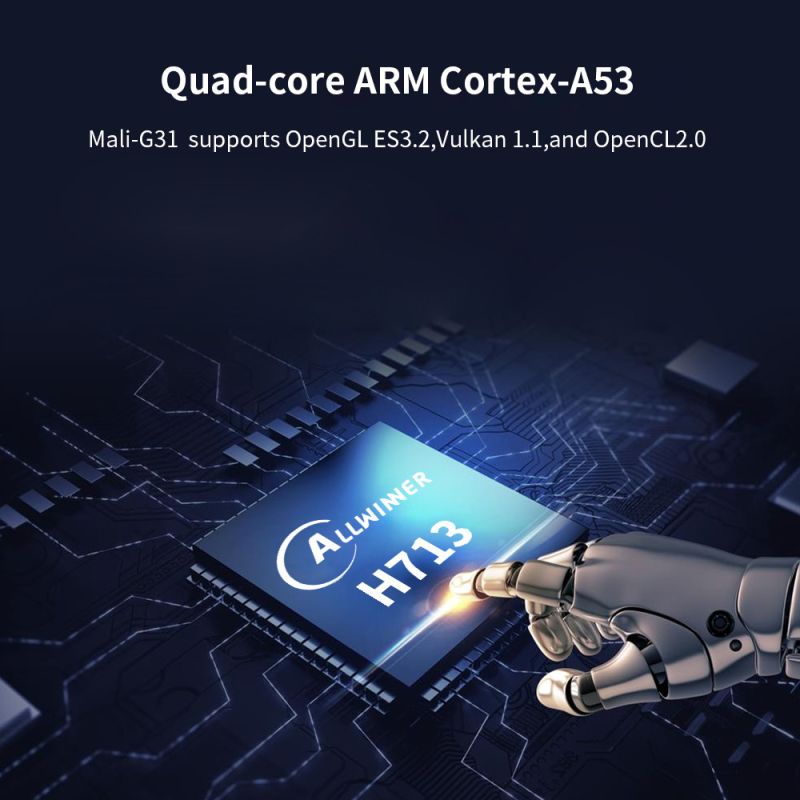 HY300 Android Projector 1280x720P Full HD WiFi 6 Slimme Draagbare Projector voor Thuisbioscoop en Kantoor