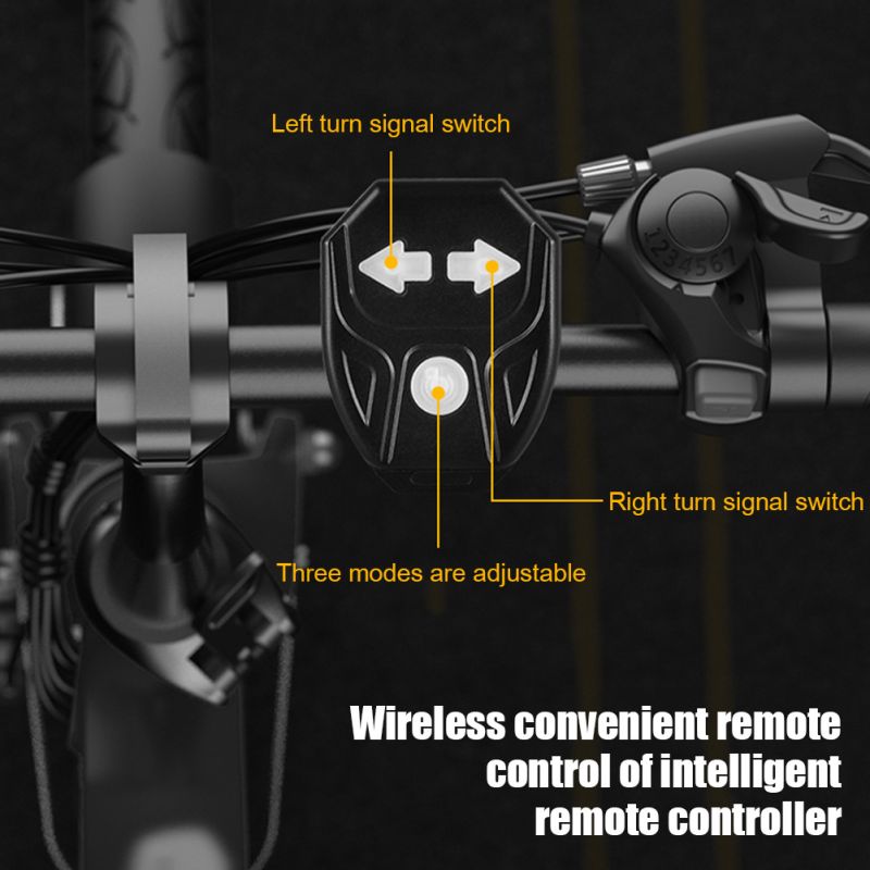 LED Fietslamp USB Oplaadbaar Draadloze Fietsverlichting Veiligheidsaccessoire voor Zichtbaarheid Fietser
