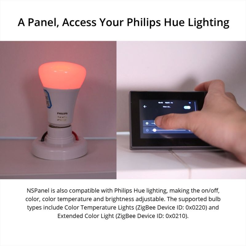 SONOFF NSPanel Slimme Schakelaar WiFi Alles-in-één Bediening Touchscreen Compatibel met Alexa Google Home