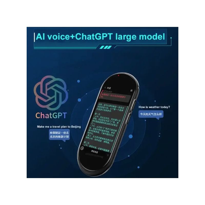 A10 Voice Translator 4G SIM Vertaler met 4.1-inch HD Scherm Reisgenoot voor Naadloze Wereldwijde Communicatie