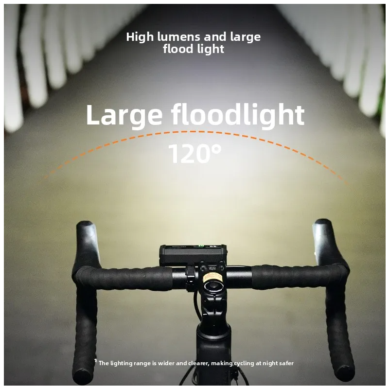 ACRUNU LED Fietslamp 4000 Lumen - USB Oplaadbaar, 4 Modi | Veilige Zichtbare Fietsverlichting