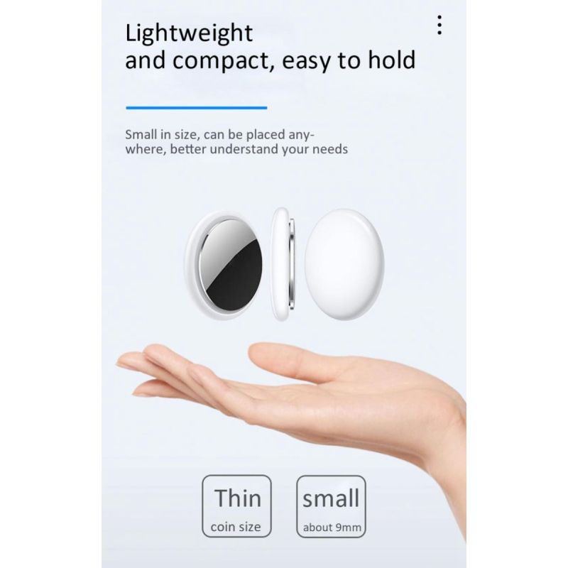 Mini GPS Tracker Bluetooth 4.0 Slimme Locator Realtime Locatie One Touch Find voor Sleutels Kinderen Huisdieren