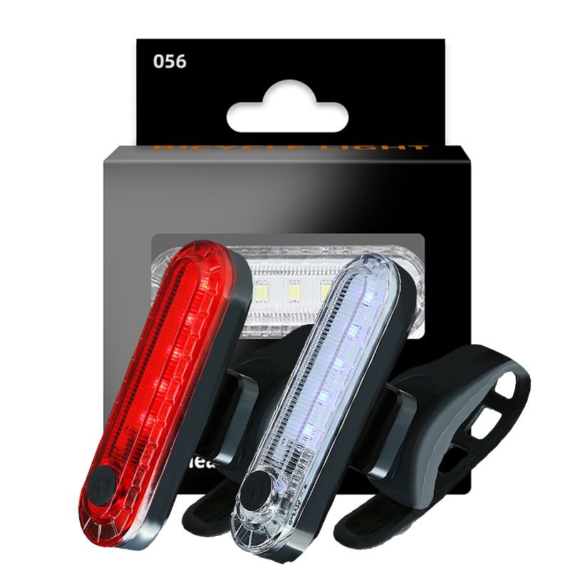 USB Oplaadbaar Fiets Achterlicht LED Hoge Zichtbaarheid Compact Ontwerp IPX4 Rating Dimmodi Fietsaccessoire