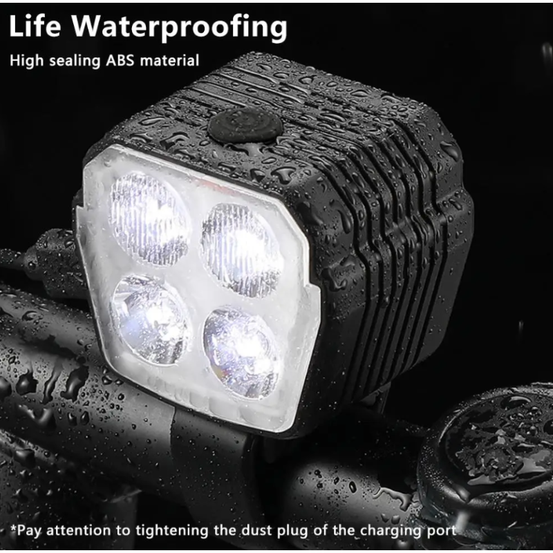 2-in-1 Fietsverlichting & Fietsclaxon | Verre & Dichtbij Fietslamp | 120dB Hoog Volume MTB Fietsaccessoires USB Oplaadbaar