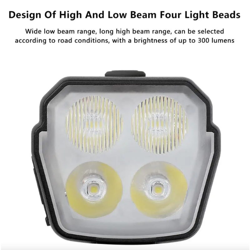 2-in-1 Fietsverlichting & Fietsclaxon | Verre & Dichtbij Fietslamp | 120dB Hoog Volume MTB Fietsaccessoires USB Oplaadbaar