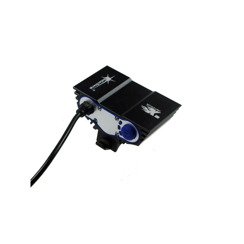 Zwart en Rood SolarStorm X3 3000 LUMEN LED Fietsverlichting Set krachtige waterdichte lamp IP65 voor avonturiers