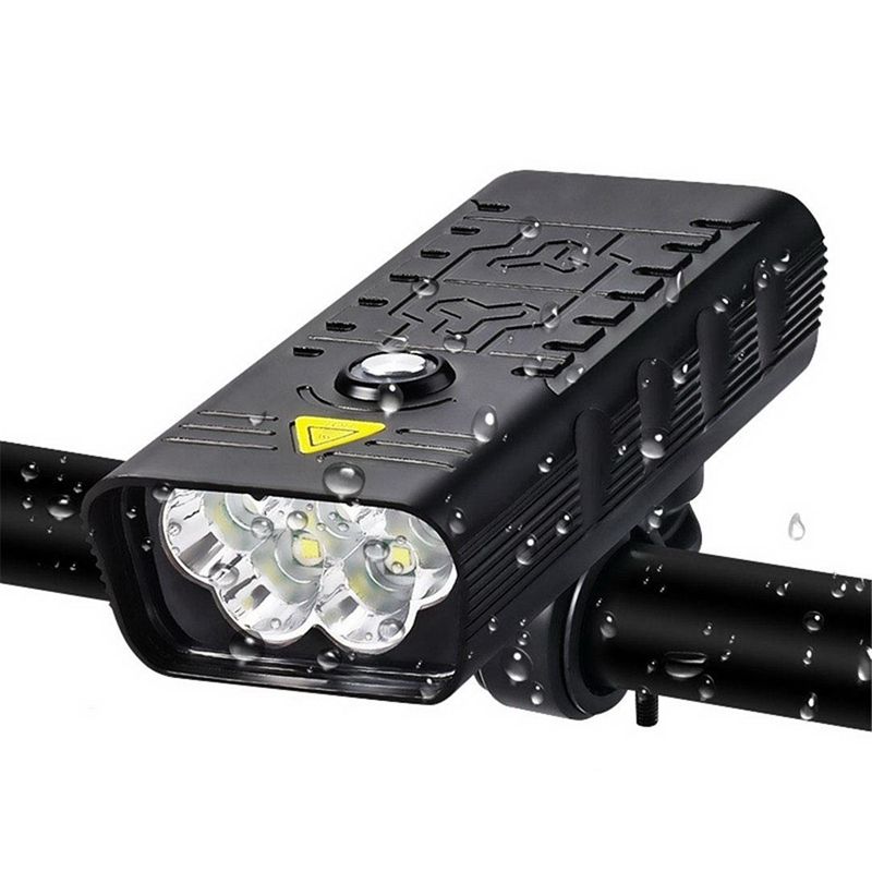 TK5 Fietsvoorlicht 5X T6 5000 lumen USB oplaadbare fietskoplamp super helder aluminiumlegering fietsveiligheid