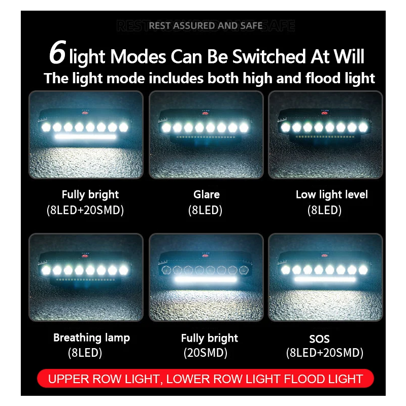 USB oplaadbare fietskoplamp en 120dB fietsveiligheidsaccessoire met draadloze bediening voor avontuurlijke fietsers