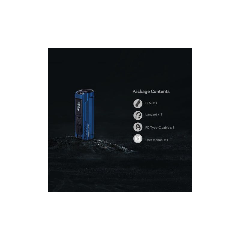 IMALENT BL50 krachtige EDC zaklamp 3600 lumen Type-C oplaadbaar compact ontwerp voor buitenavonturen