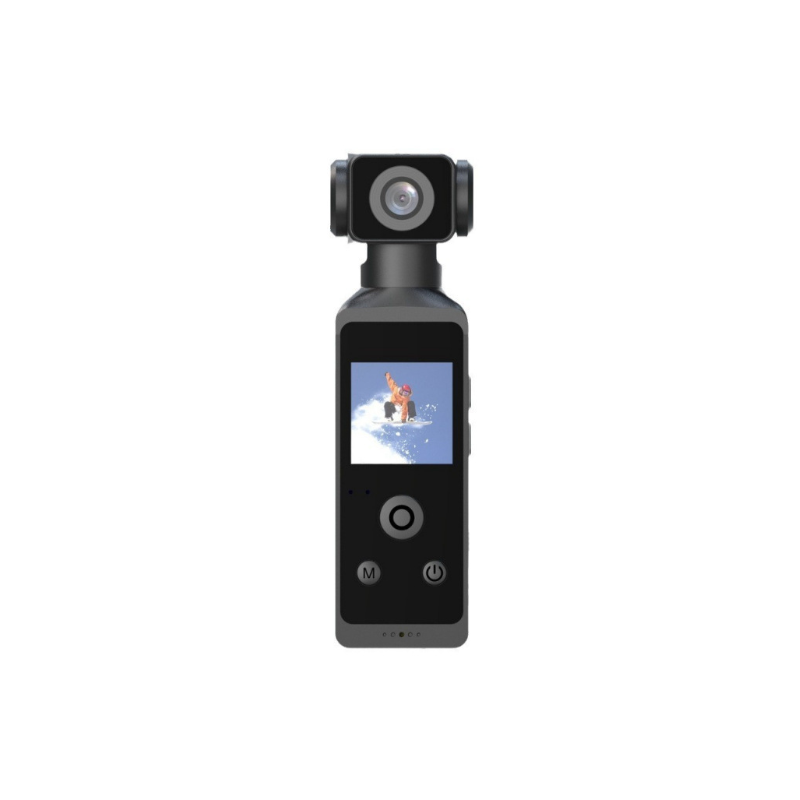 4K Ultra HD Actiecamera, Roteerbare 270 Graden Vlog Camera met Wifi, Mini Zakformaat Sportscam Helm Racefiets Driver Recorder