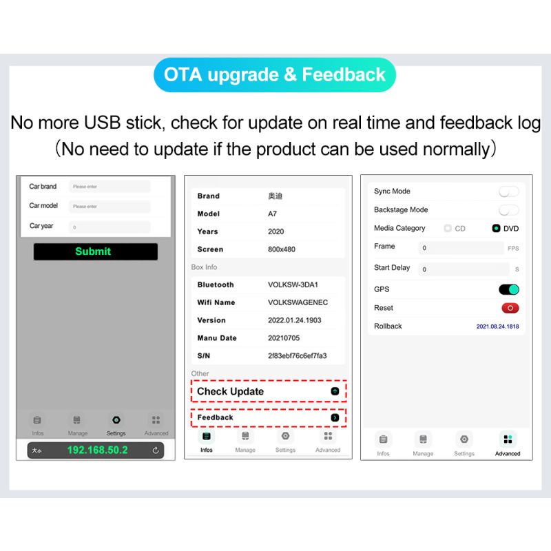 CarlinKit 4.0 Draadloze CarPlay Box Upgrade voor Audi VW Kia Plug en Play Handsfree Connectiviteit