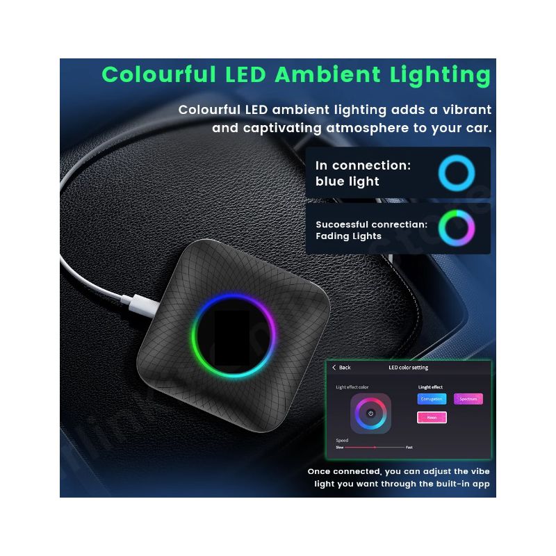 CarlinKit Smart TV Box voor auto's Qualcomm 8-core processor met Android 13 YouTube Netflix draadloze CarPlay