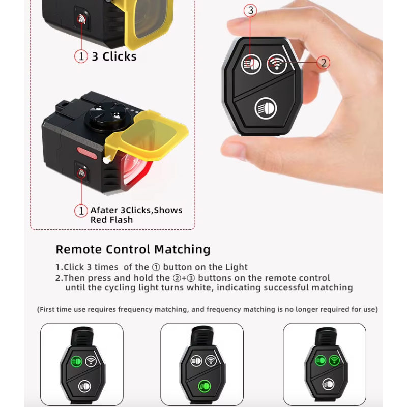 Nitebeam fiets voorlicht draadloze afstandsbediening krachtige verlichting aluminiumlegering duurzame fietslamp