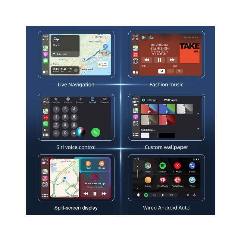 CarlinKit USB CarPlay Dongle Draadloze Bedrade CarPlay Android Auto Bluetooth Auto Connect Innovatief Accessoire