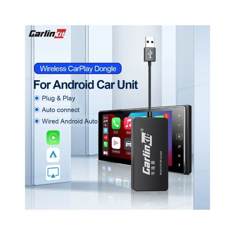 CarlinKit USB CarPlay Dongle Draadloze Bedrade CarPlay Android Auto Bluetooth Auto Connect Innovatief Accessoire