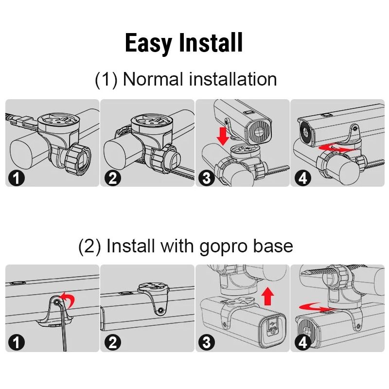 TOWILD CL1600 LED Fietslamp 1600LM USB Oplaadbaar 5000mAh Verstelbare Helderheid Nacht Fietsen Veiligheidsuitrusting
